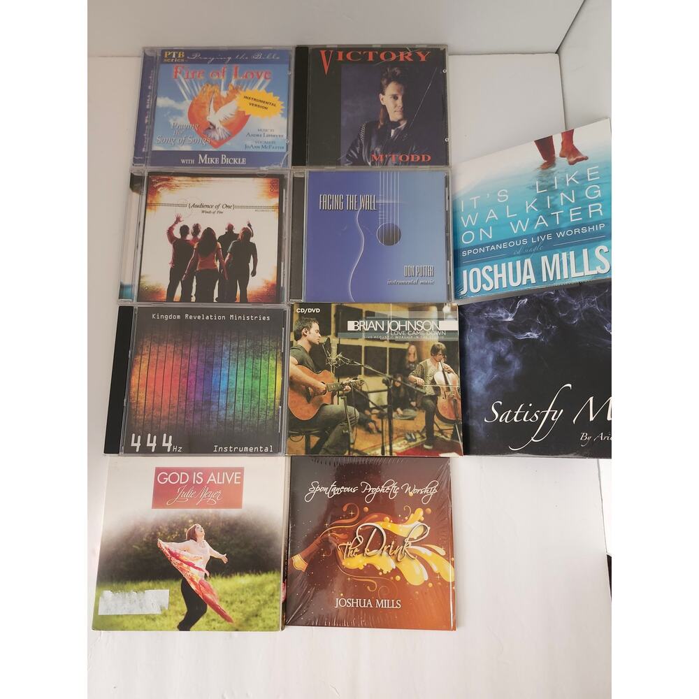 Christian Gospel Worship Lot Of 10 CD's  Brian Johnson Julie Meyer Joshua Mills